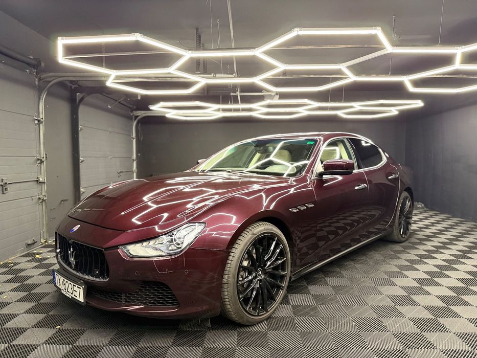 Maserati Ghibli SQ4 410 KM, niski przebieg, wersja EU, nowa pompa oleju, FV marża