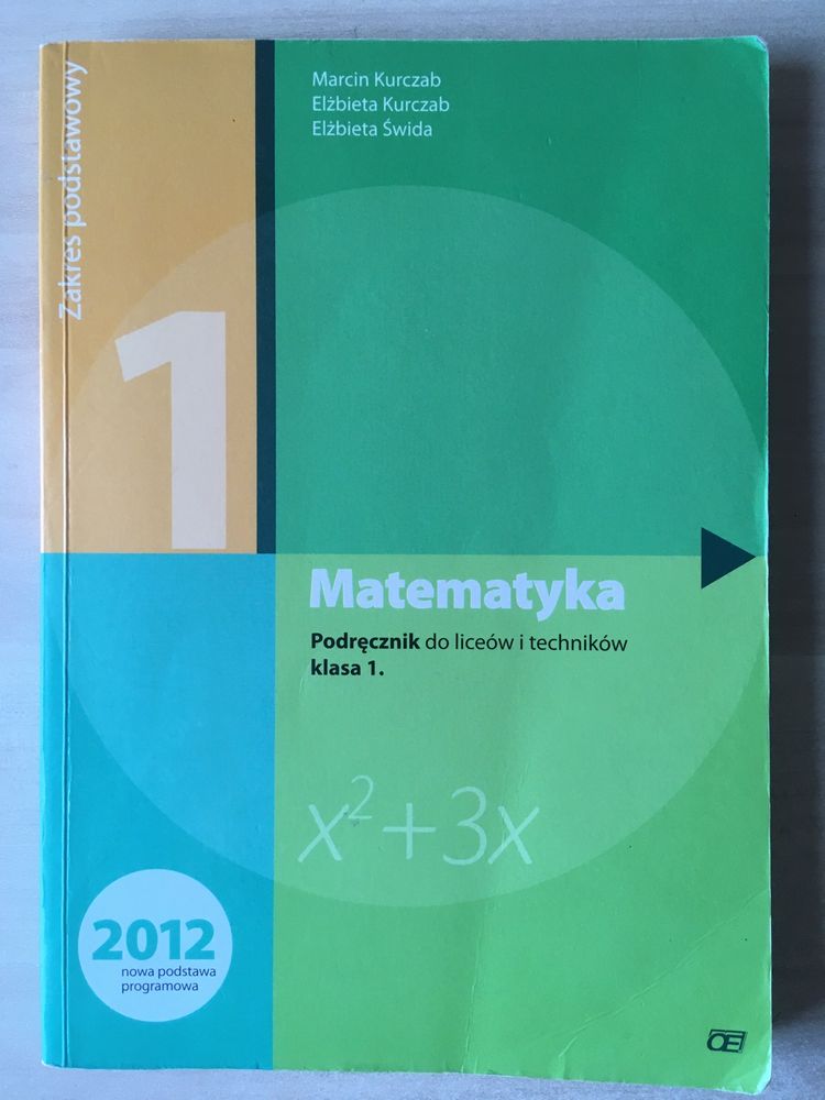 podręcznik matematyka klasa 1 podstawowy po gimnazjum pazdro