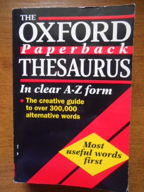 Oxford Paperback Thesaurus, словарь синонимов