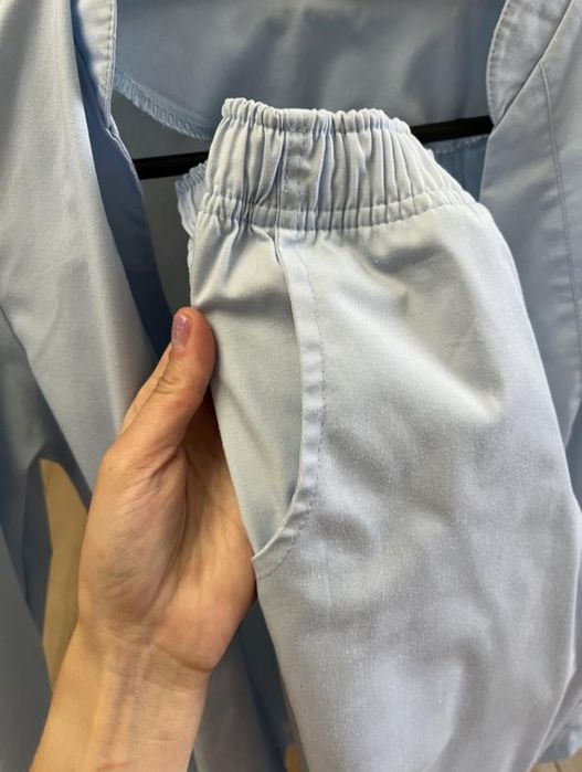 Медицинский костюм женский Элизабет лазурный