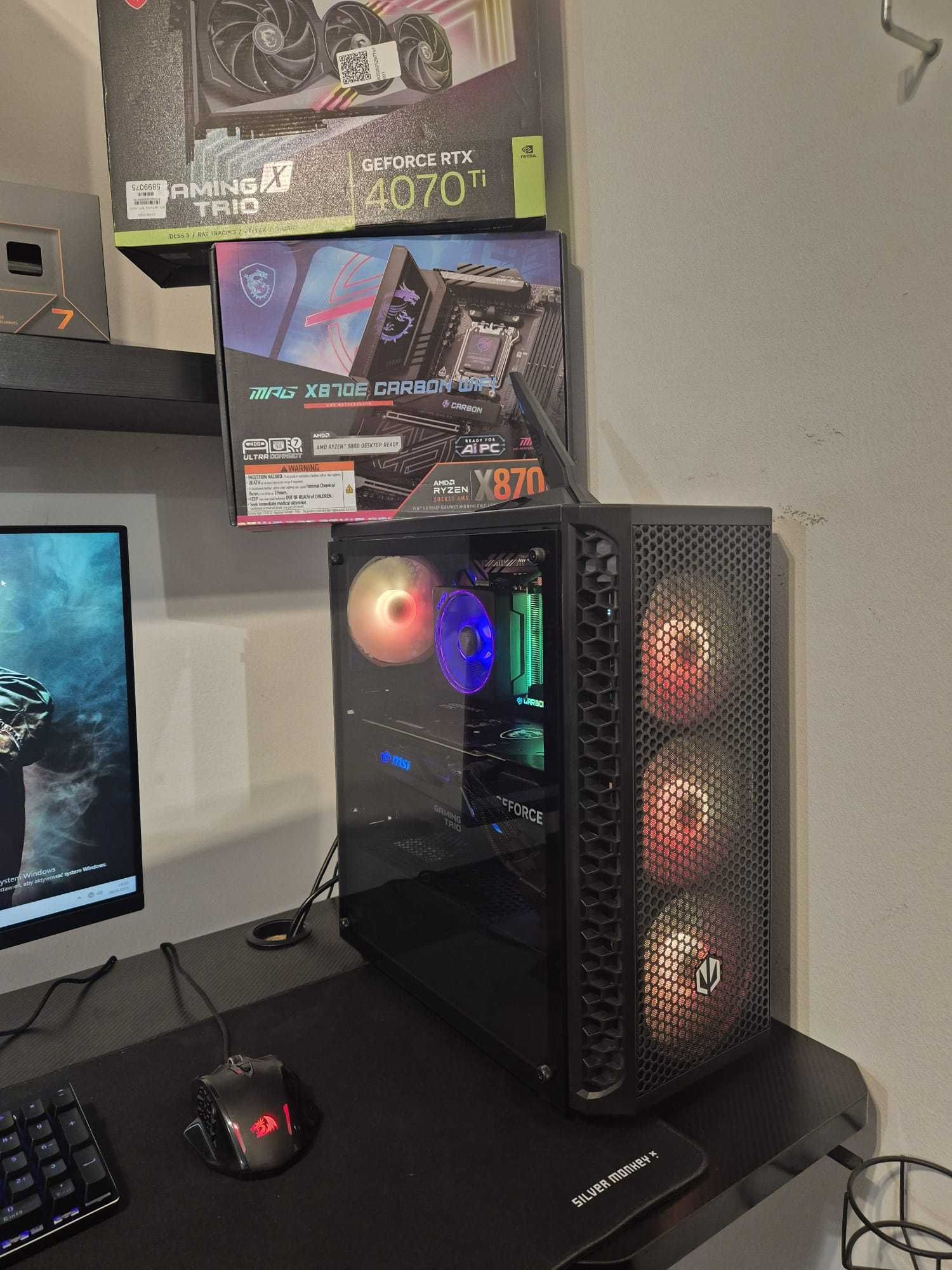 BESTIA komputer gamingowy ryzen 7 rtx 4070ti