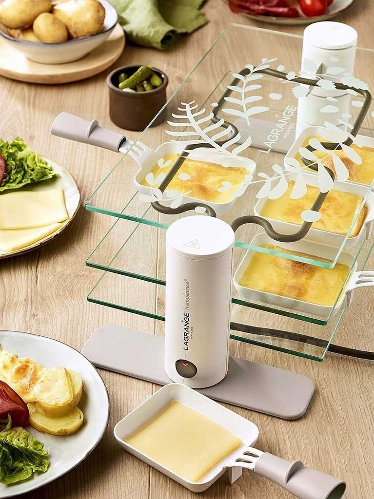 Szklany GRILL DO Raclette Lagrange 1000W