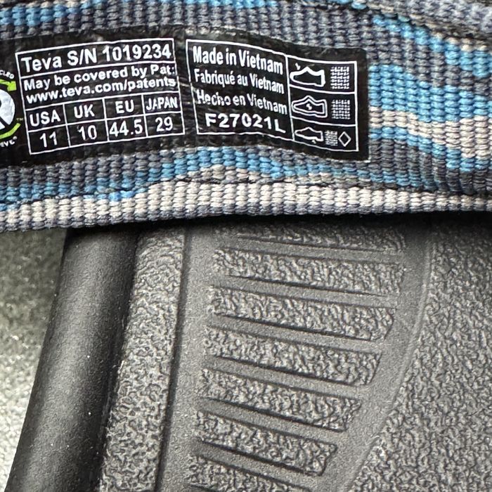 ОРИГІНАЛ 100% TEVA тева Босоніжки сандалі 44.5/47 розмір