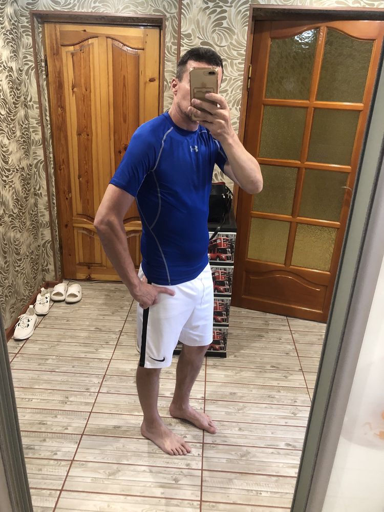 Компрессионная, термо футболка Under Armour