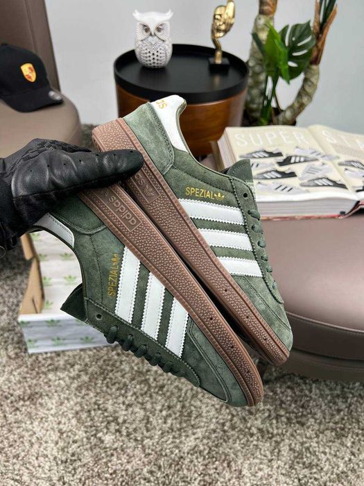 !ТОП! Adidas Spezial Green White 40 41 42 43 44 45 адідас спеціал
