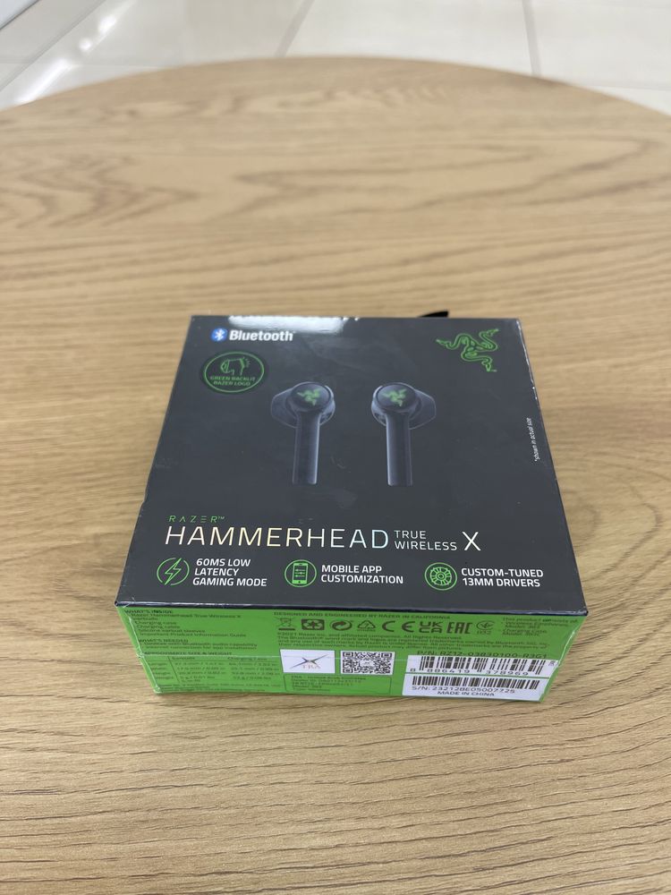 Навушники TWS Razer Hammerhead True Wireless X