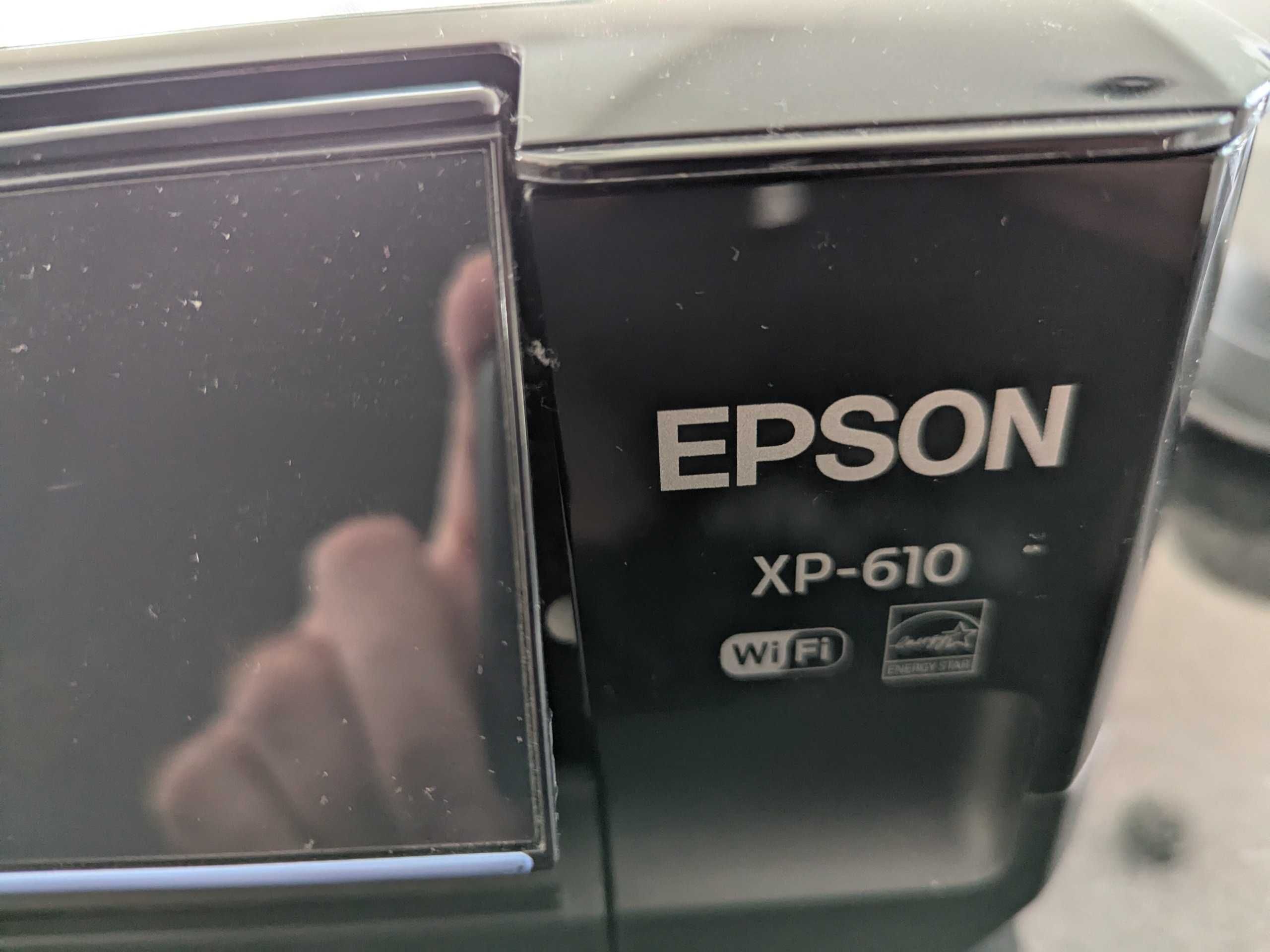 Drukarka Epson XP 610 +tusze - nie włącza sie