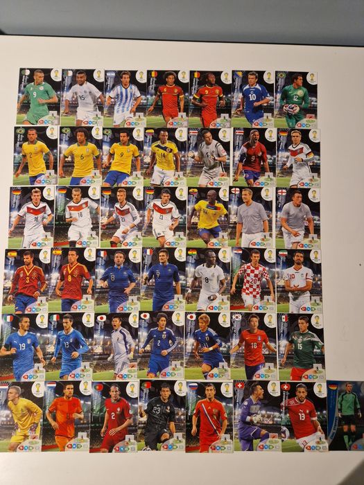 Karty Panini Adrenalyn XL Fifa World Cup 2014 Mistrzostwa Świata Mundi
