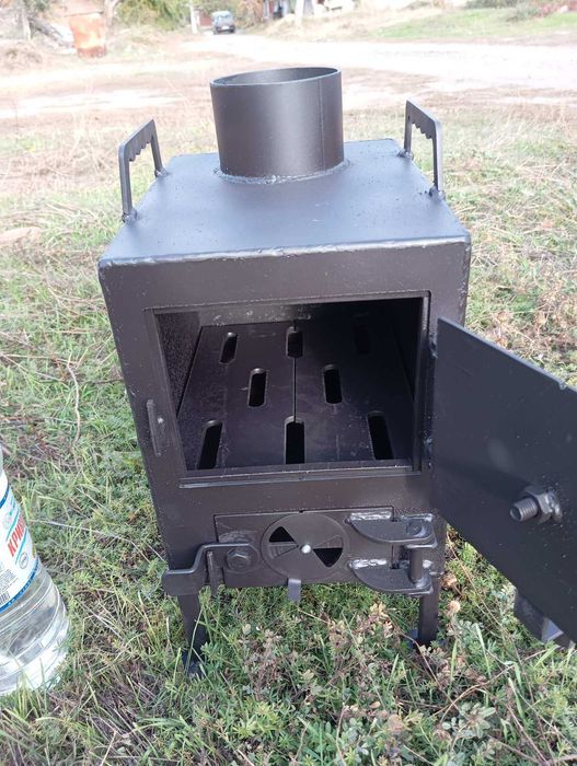 Блиндажная печка походная булерьян Окопна Буржуйка Пічка маленька піч