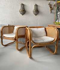 Boho - unikatowe Fotele wykonane z giętego bambusa i rafii