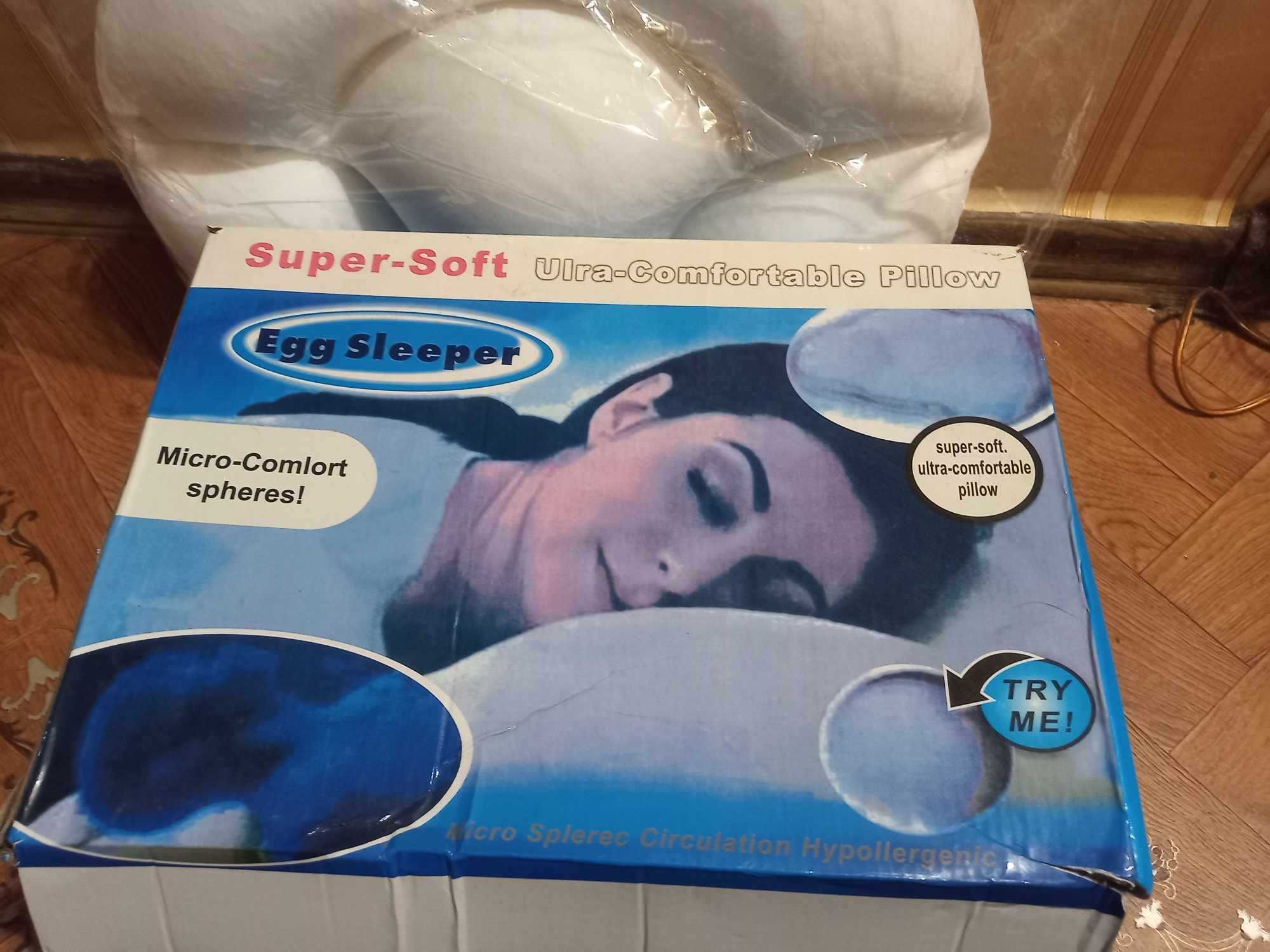 Анатомическая  для сна супер мягкая подушка Фирма - egg sleeper