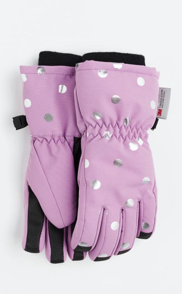 Водонепроникні лижні рукавиці H&M крагі краги 122-128