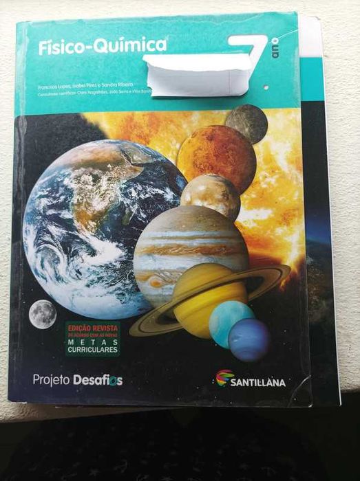 Físico-química 7o ano, manual e caderno de atividades