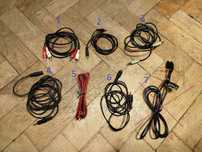 Kolekcja kabli - JACK audio USB HDMI EURO antena i inne