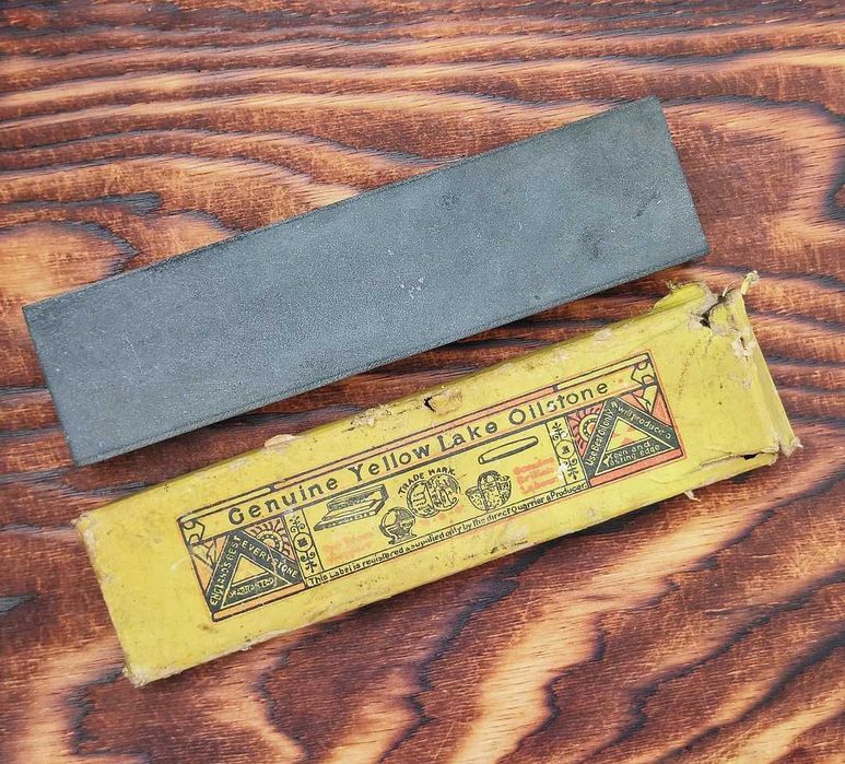Натуральний камінь для заточування Genuine Yellow Lake Oilstone