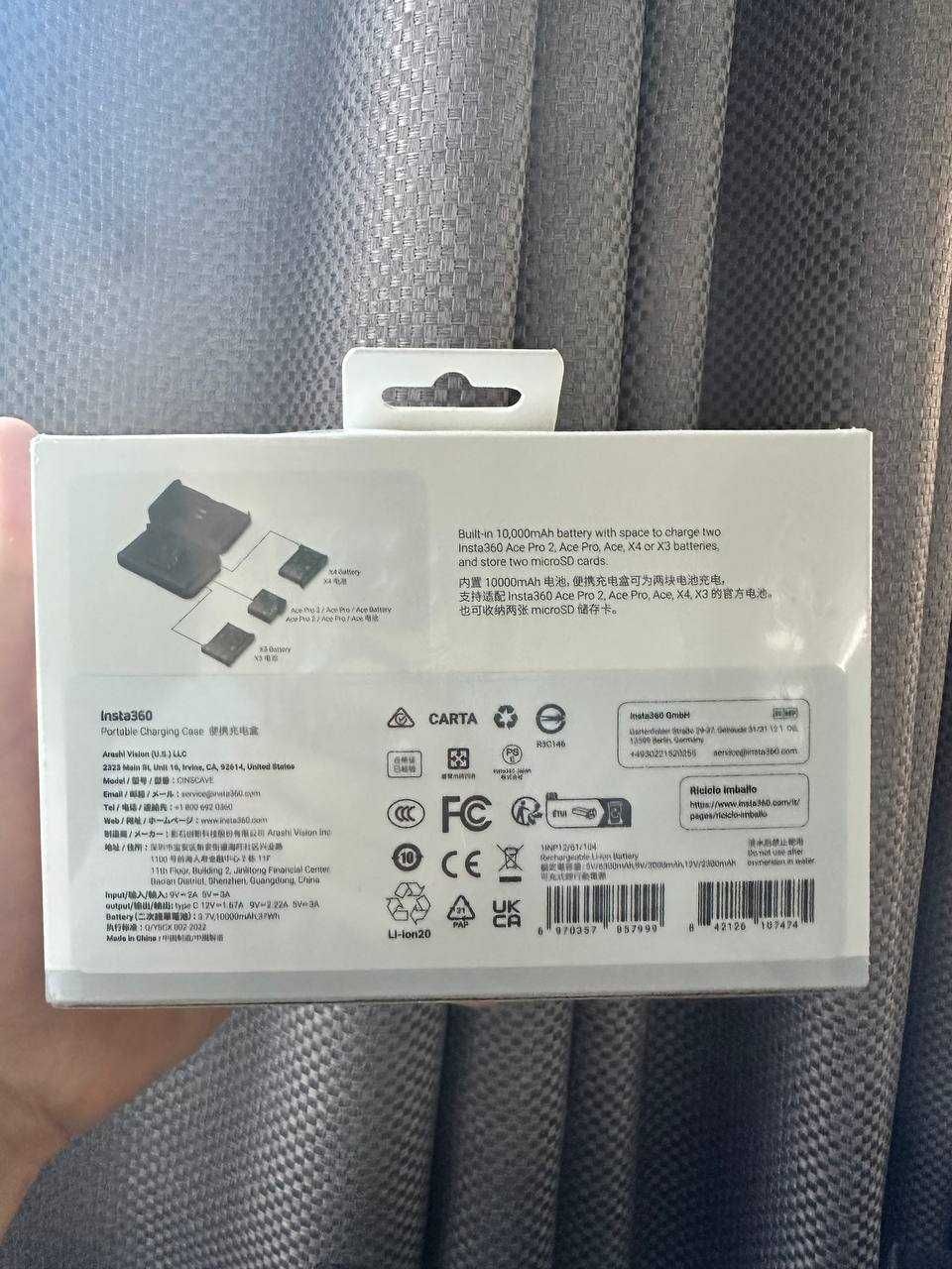 Insta360 Portable Charging Case - Przenośna ładowarka z Powerbank