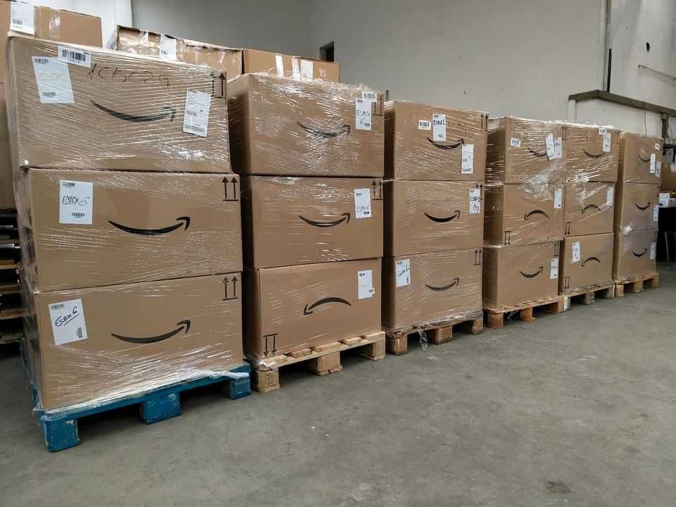 Oryginalna paleta Amazon zwroty konsumenckie klasa A i B