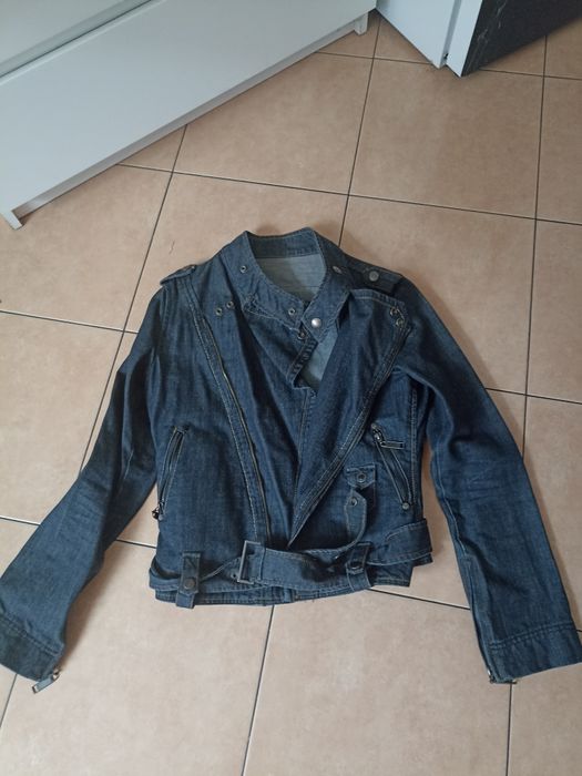Kurtka jeansowa ramoneska