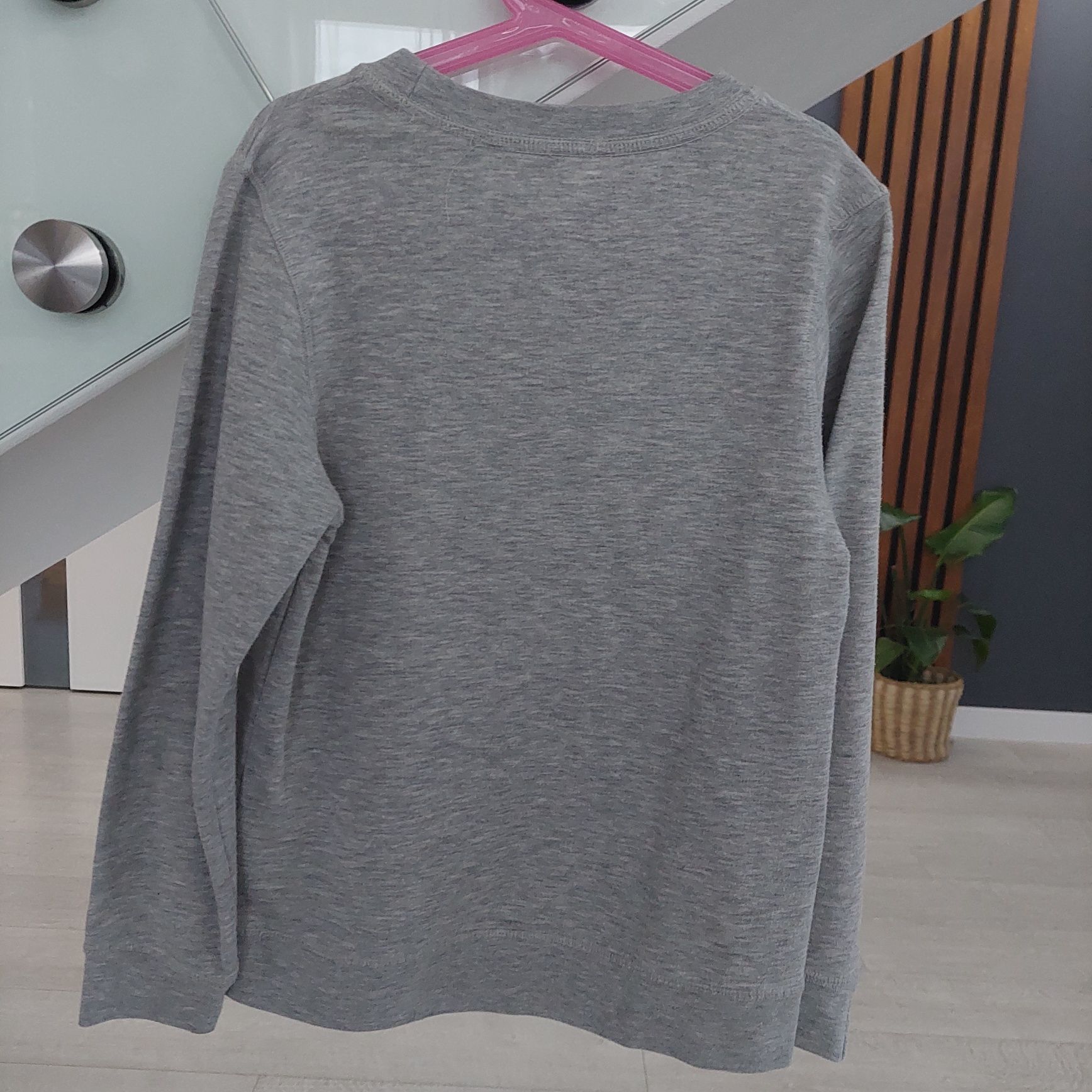 Bluza H&M NINJAGO Kai Lloyd cekiny 134 140 szara