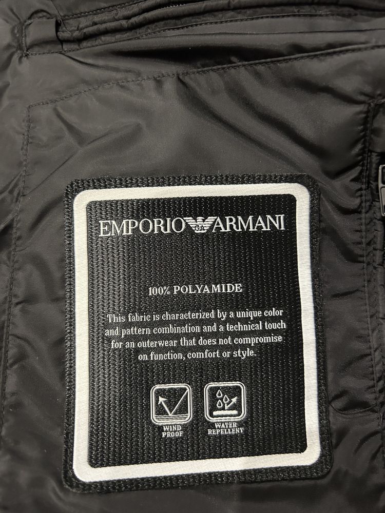 Мужская куртка пуховик Emporio Armani,56,58