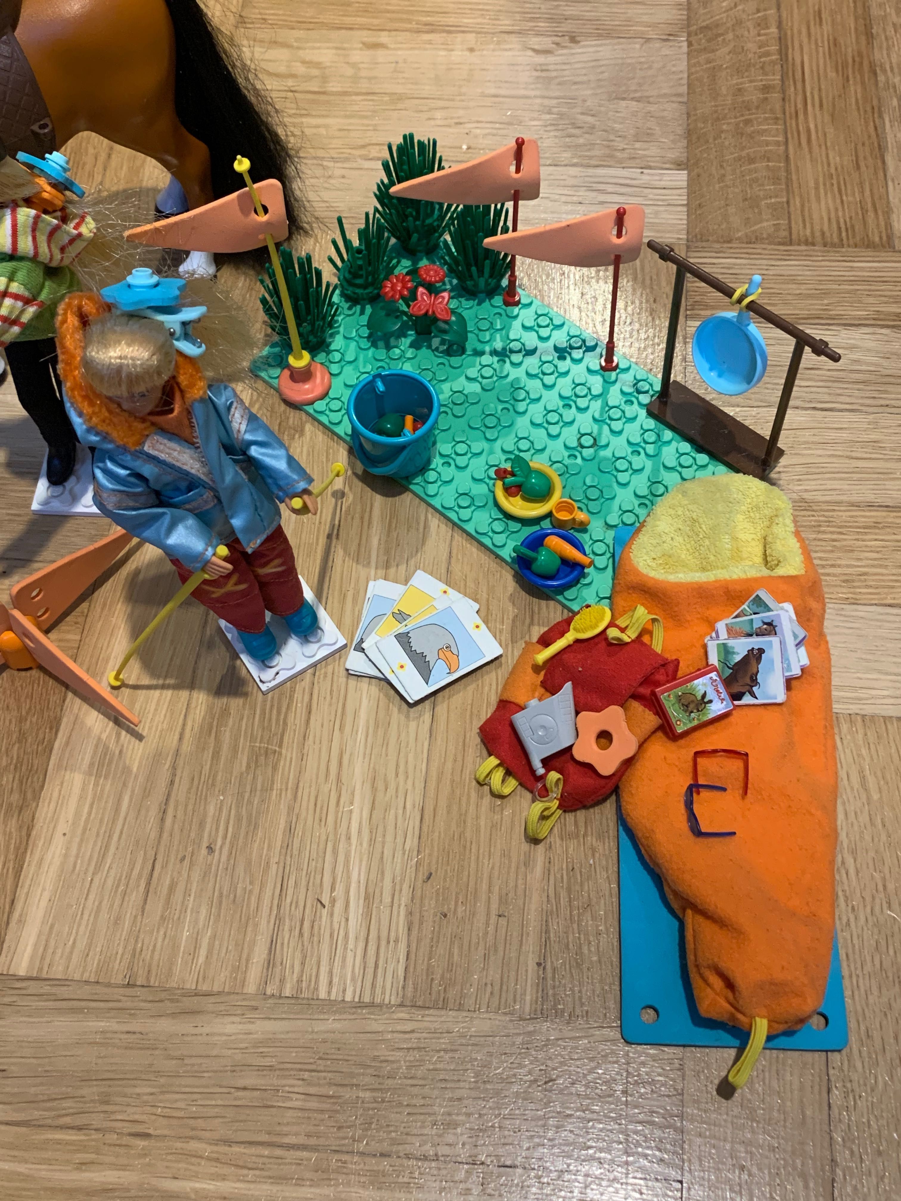 Lego Scala, zestaw lalki plus koń- 2 figurki plus koń
