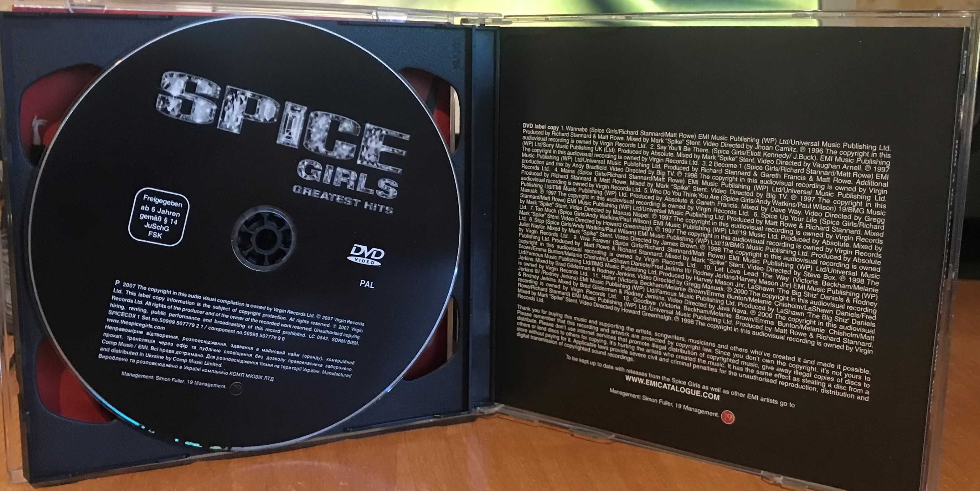 Spice Girls "Greatest Hits" (CD+DVD)