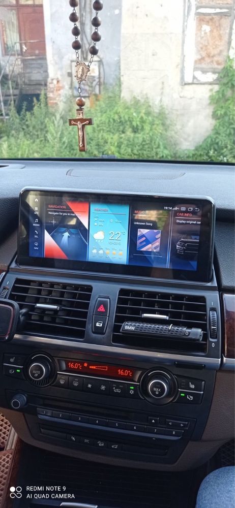 Штатна Android магнітола BMW X5 Х6 E70 E71 E60 F10 Car play Carplay
