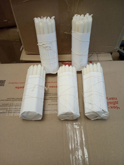 Свічки господарські парафінові 17 см на 12 мм