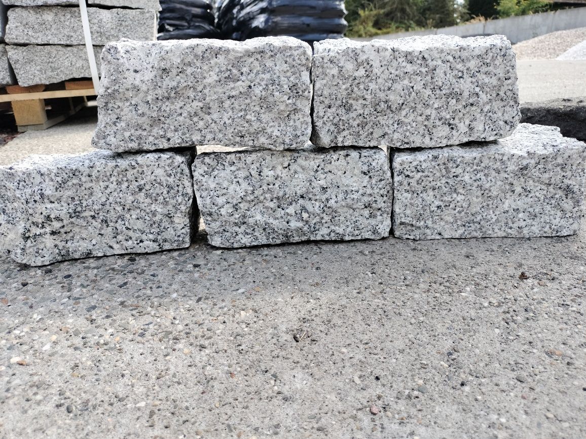 Granit kostka granitowa różne wymiary granit łupany kamień ozdobny