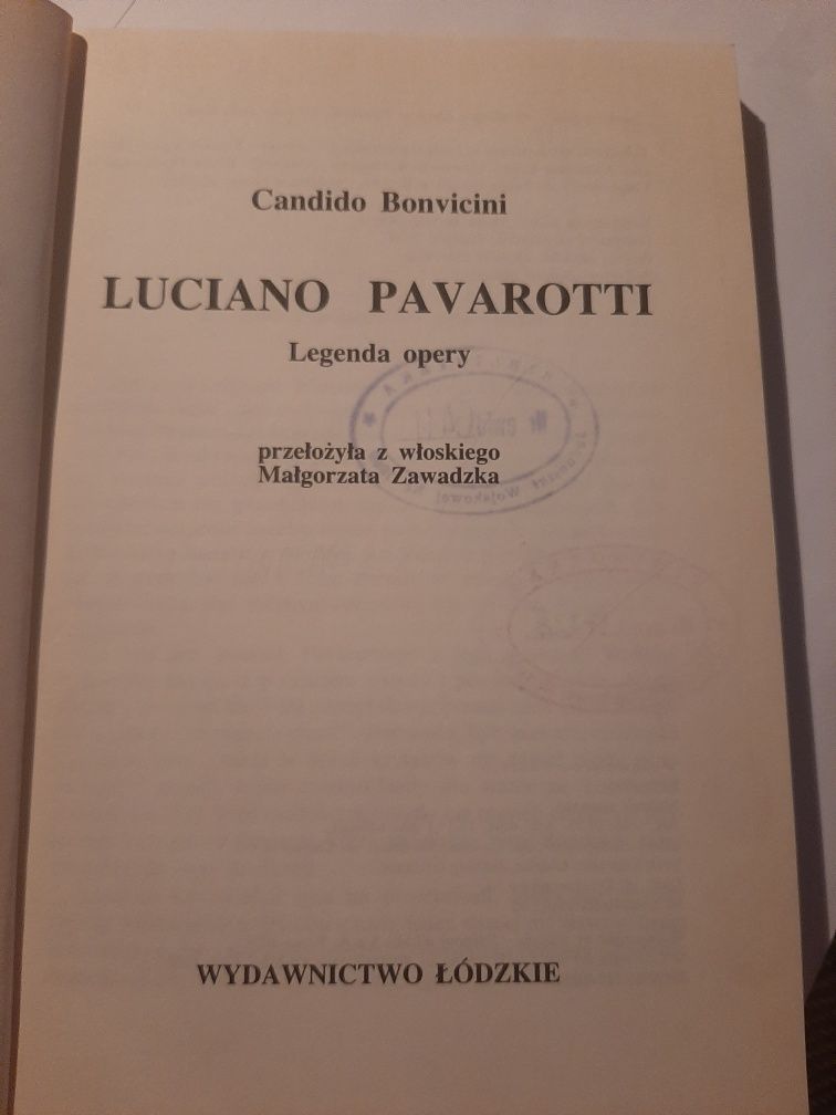 Luciano Pavarotti Legenda opery. C.Bonvicini