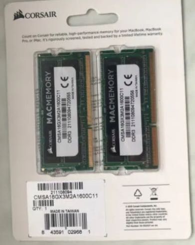 ram ddr3 macbook mac memory mini iMac apple 16GB 2 x 8GB ramy