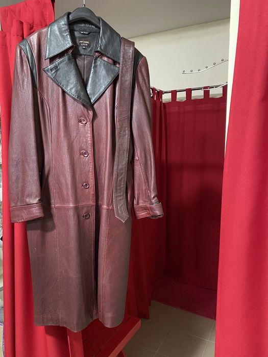 Плащ натуральна шкіра 3XL