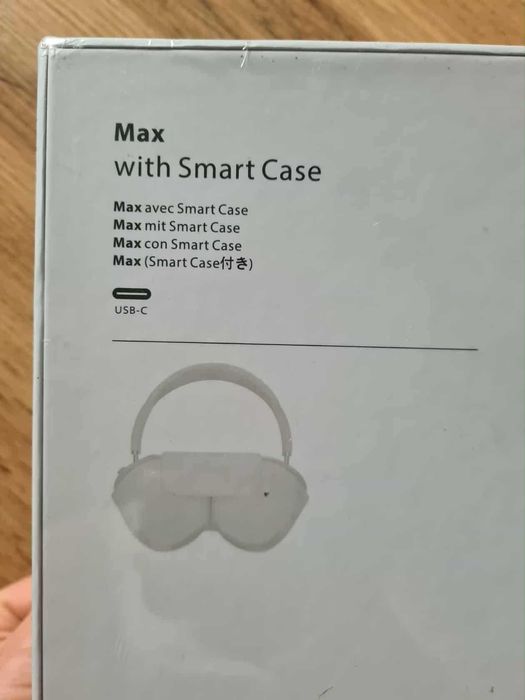 Sluchawki bezprzewodowe nauszne Apple model A2098 plus futerał