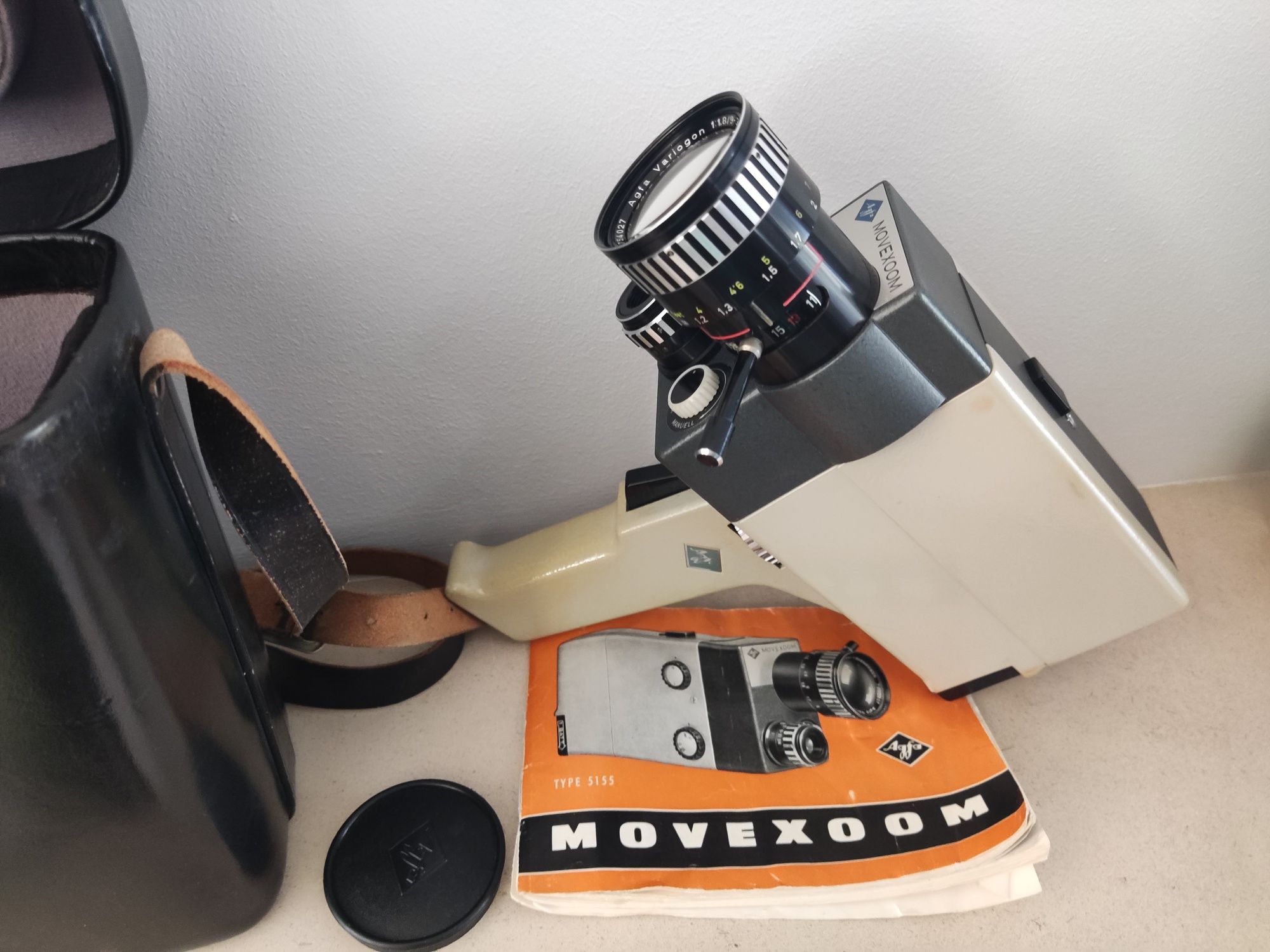 Agfa Movexoom 5155 - Super 8 máquina de filmar antiga