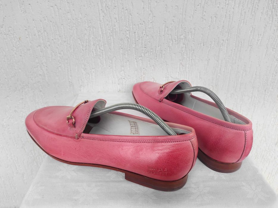 Брендовие кожанние туфли, лофери melvin&hamilton р.42