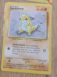 Karta Pokemon TCG z pierwszej serii - Base Set - Sandshrew 62/102