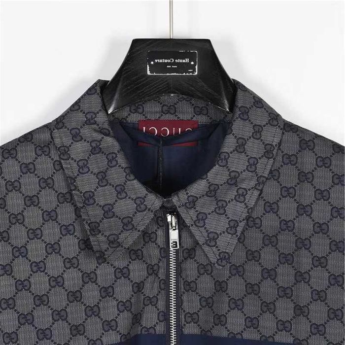 Kurtka z długim rękawem z nadrukiem Gucci