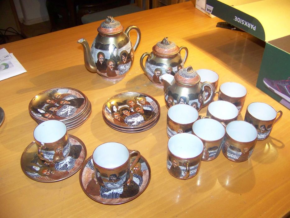 serviço de café de porcelana chinesa