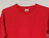 Czerwony T-shirt z długim rękawem rozmiar S