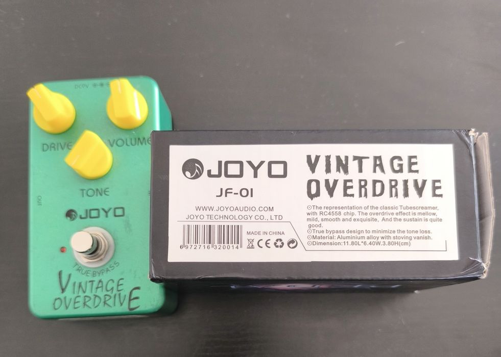 Conjunto pedal guitarra elétrica + transformador