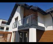 Balustrady szklane nierdzewne aluminiowe