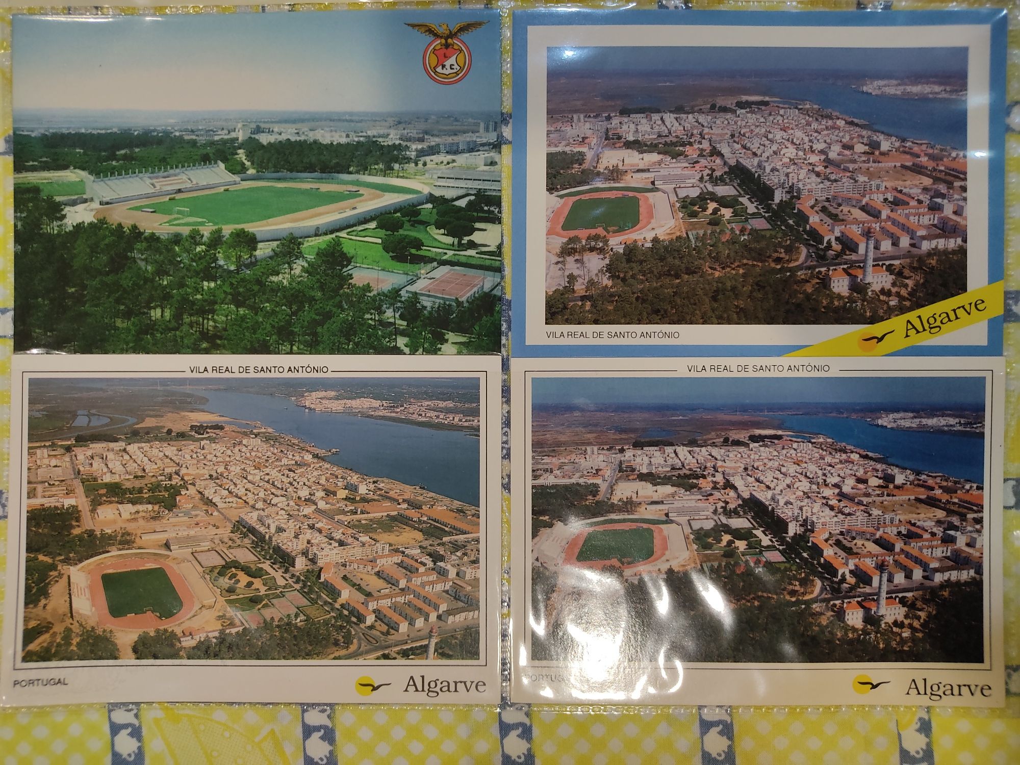 5 postais do estádio municipal de Vila Real de Santo António