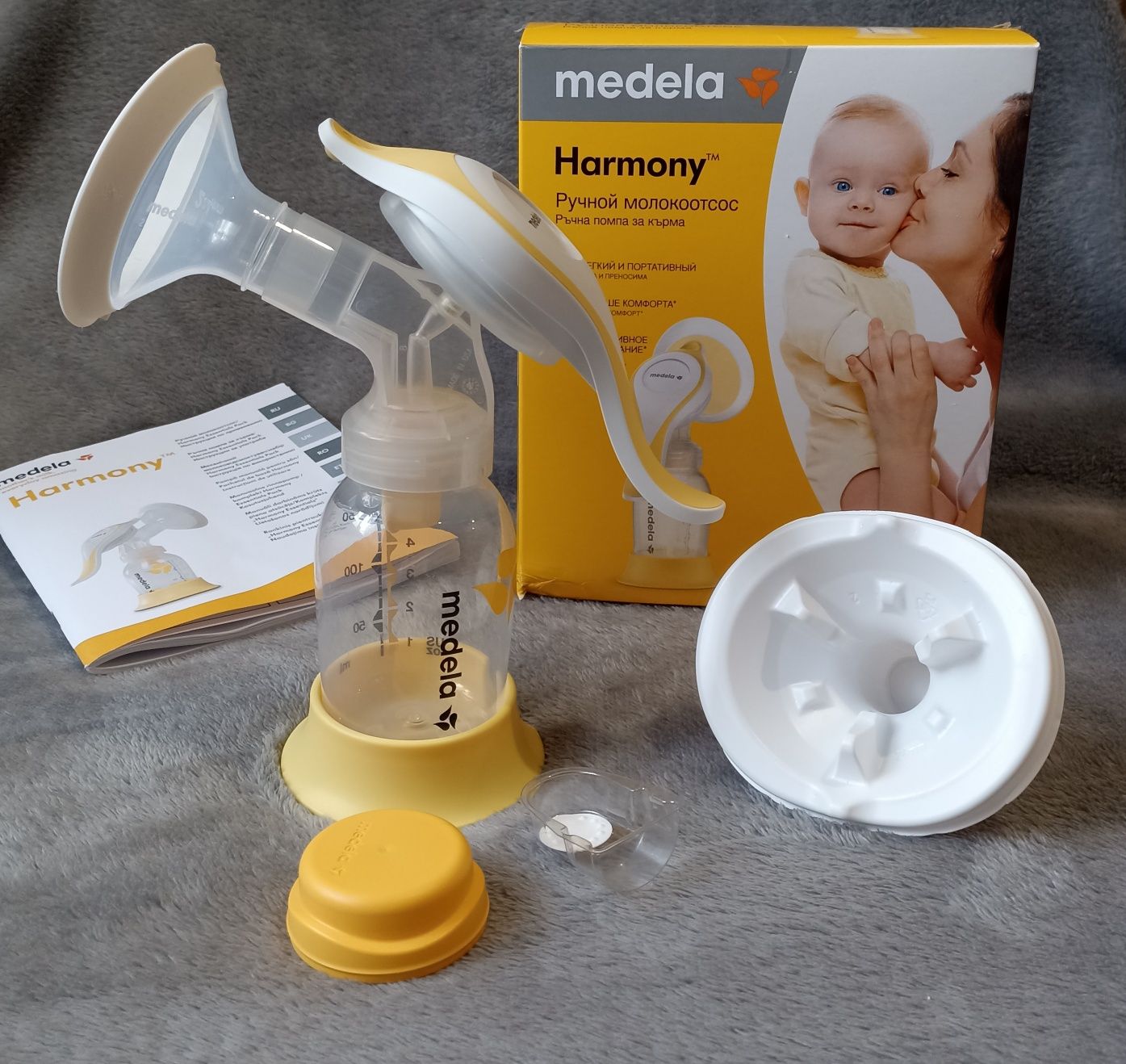 Молоковідсмоктувач механічний Medela Harmony молокоотсос ручной