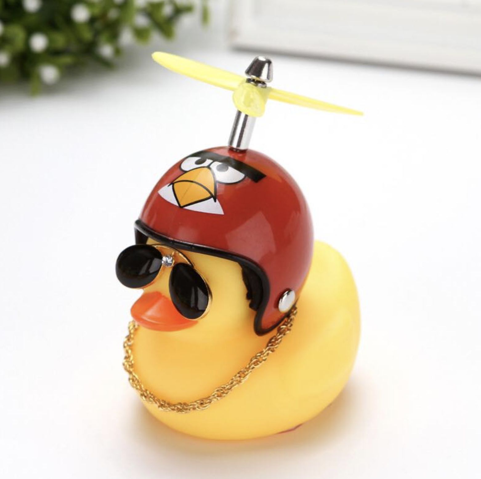 Lampka rowerowa, dzwonek kaczuszka w kasku - Angry Birds Kup z OLX!