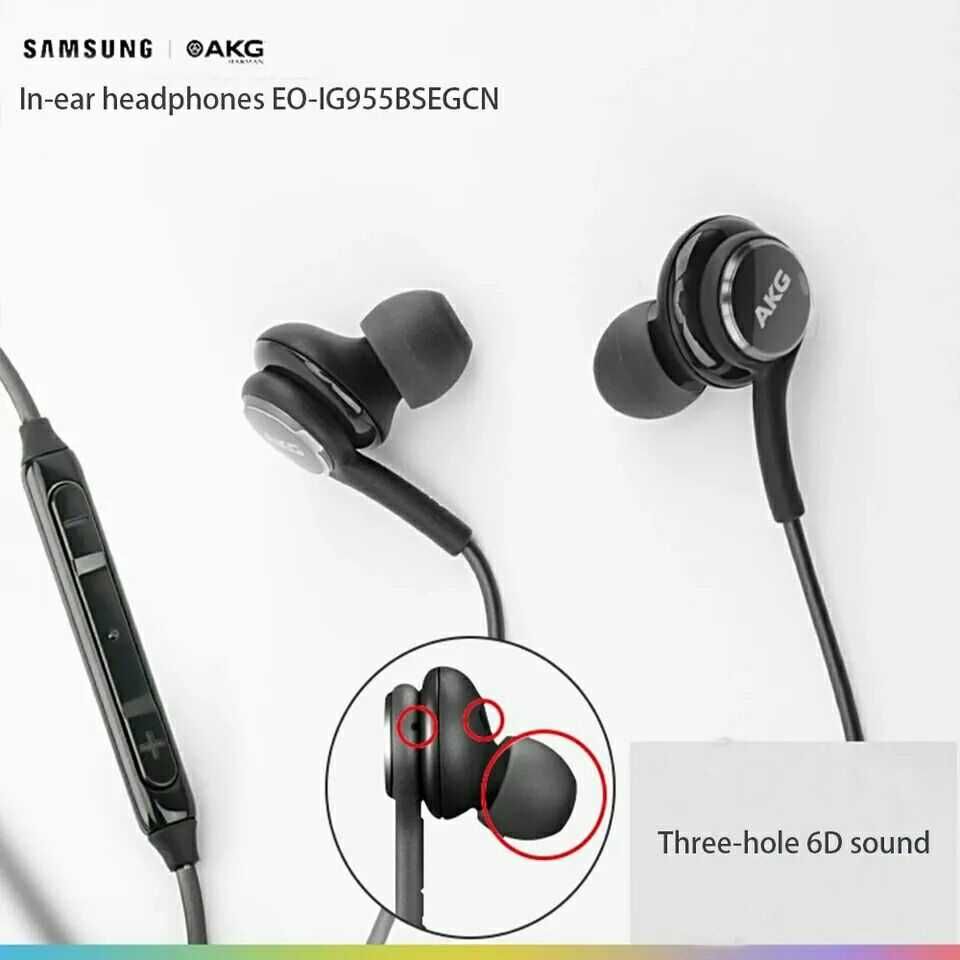 Наушники Samsung S10 AKG с Пультом и Микрофоном Гарнитура EO-IA500