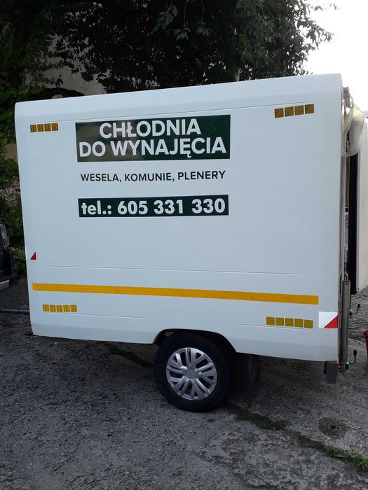 Chłodnia do wynajęcia komunia wesele chrzciny przyczepka catering