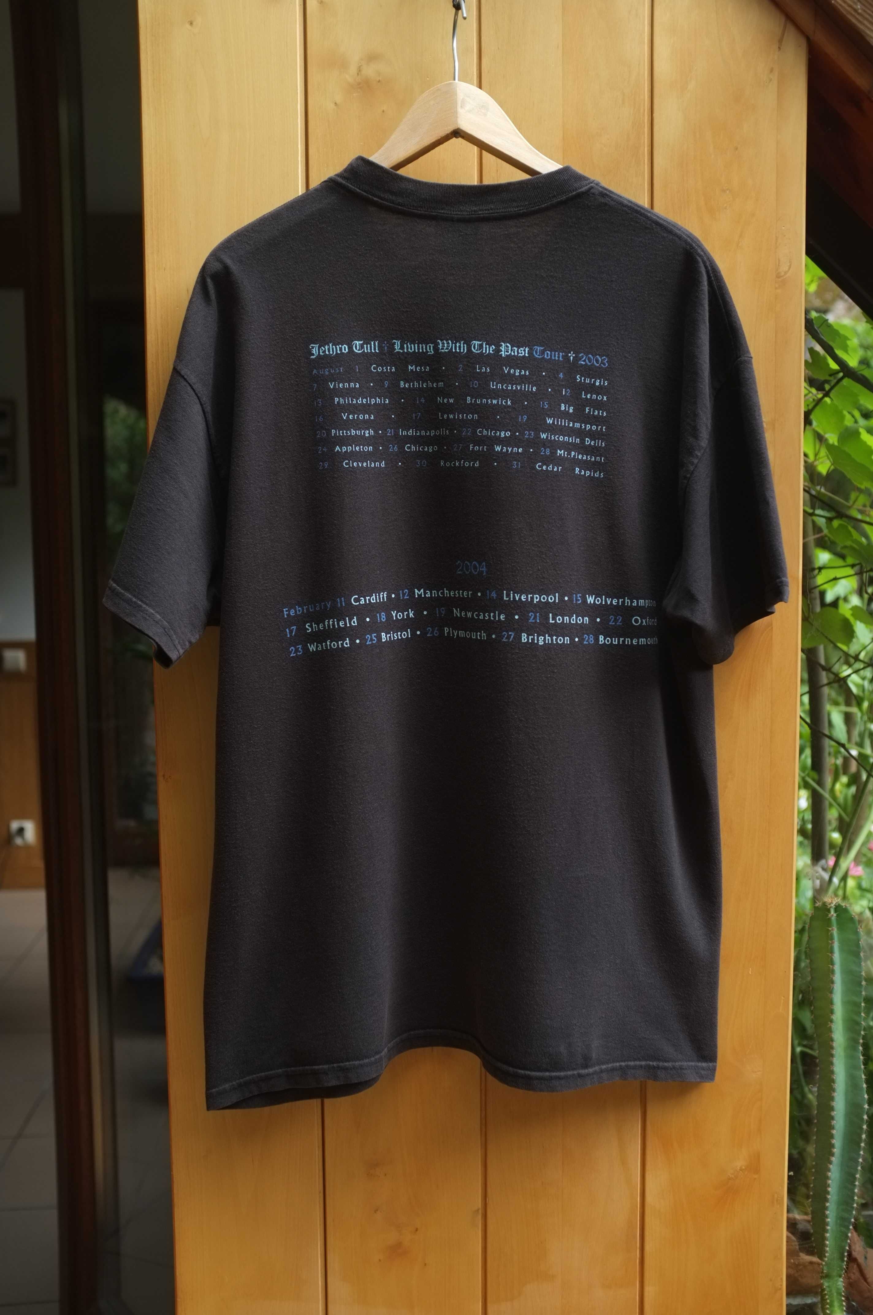 koszulka T-shirt Jethro Tull Living with the past tour rockowa merch