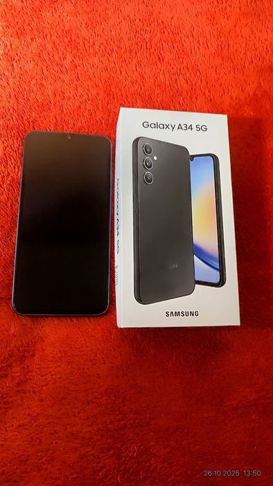 Smartfon Samsung A34 5G.6+6/128GB.,120Hz.,And.16,Dimensity 1080 Nowy