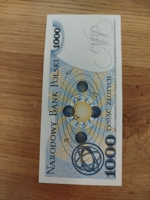 Nowy banknot PRL - 1000 zł