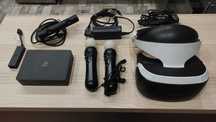 PLAYSTATION VR + KAMERA + 2x MOVE + okablowanie SONY zestaw
